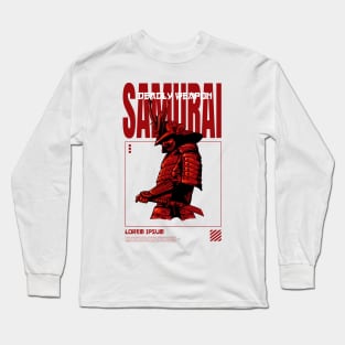 Samurai The Warrior Long Sleeve T-Shirt